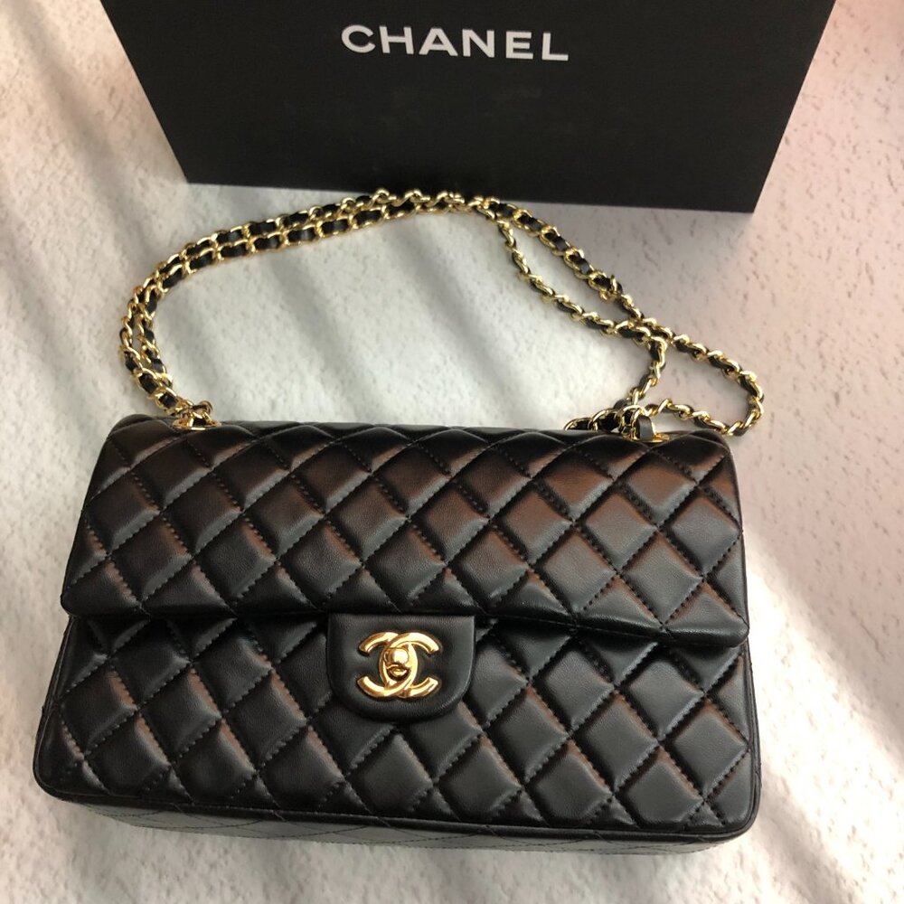 CHANEL Black Leather Bag